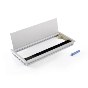 Tapa Pasacables Aluminio con Pistón